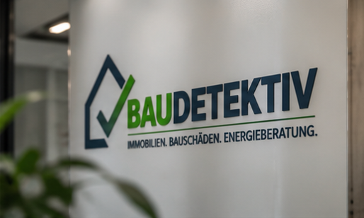 BAUDETETIV Büro in München mit Firmenlogo